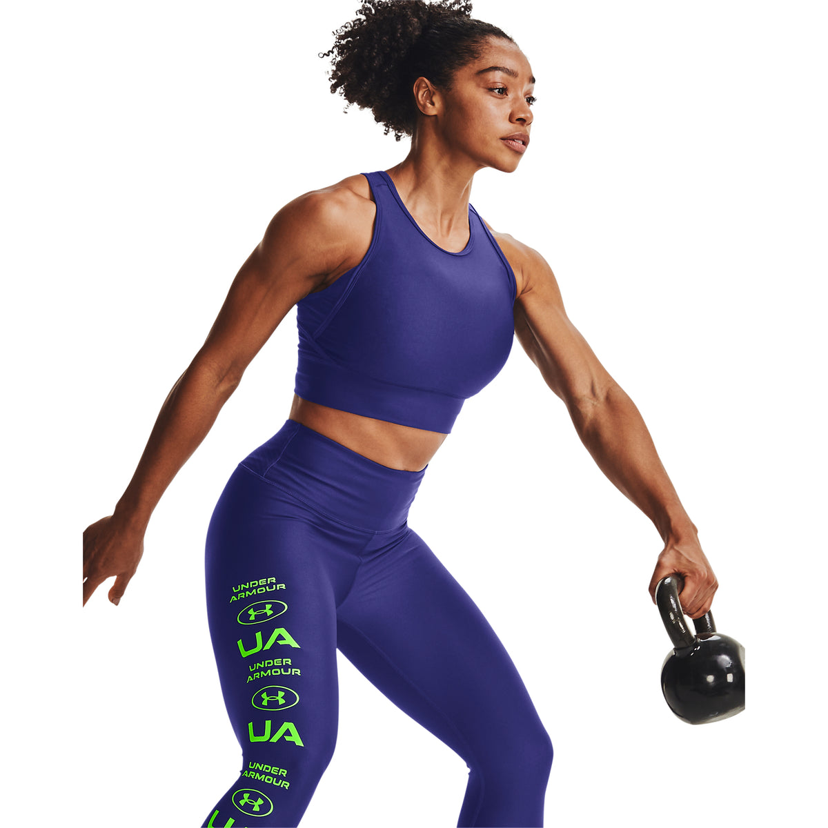 Polera sin mangas HeatGear® Armour Crop para Mujer