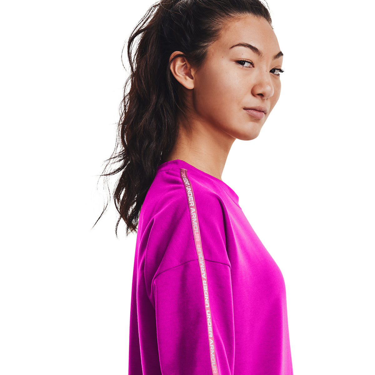 Polerón UA Rival Terry Taped para Mujer