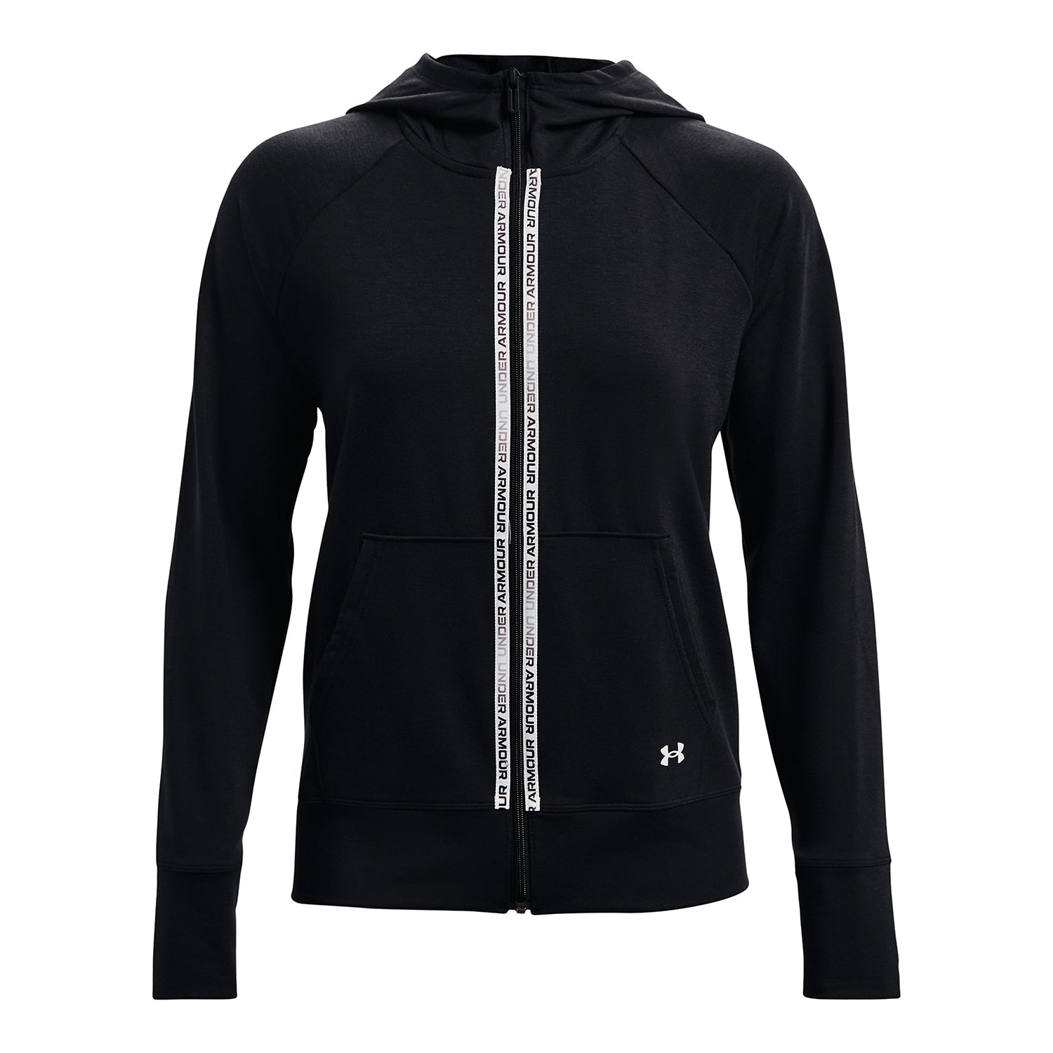 Polerón con gorro y cierre Completo UA Rival Terry Taped para Mujer