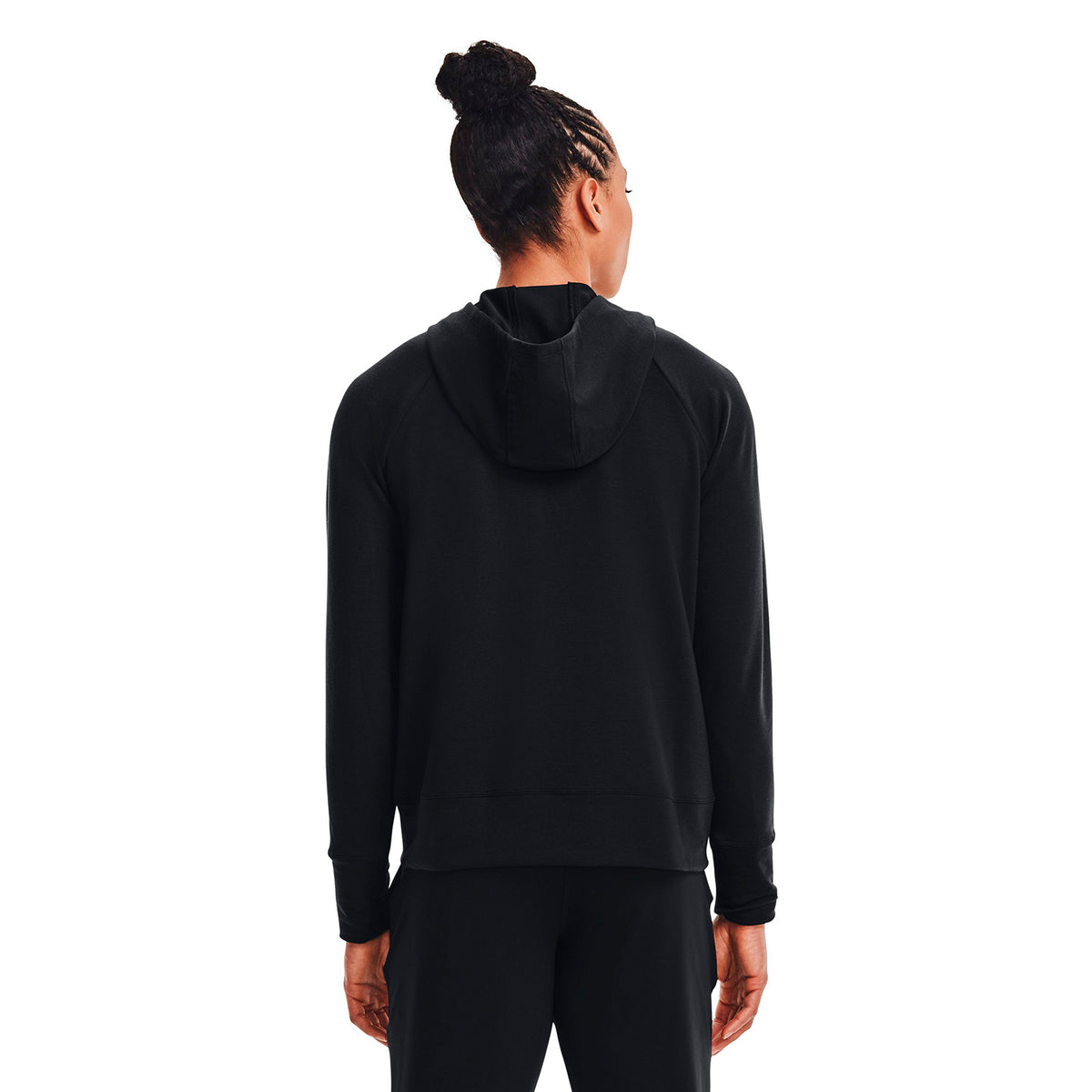 Polerón con gorro y cierre Completo UA Rival Terry Taped para Mujer