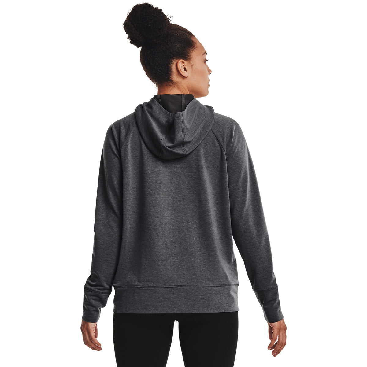 Polerón con gorro y cierre Completo UA Rival Terry Taped para Mujer