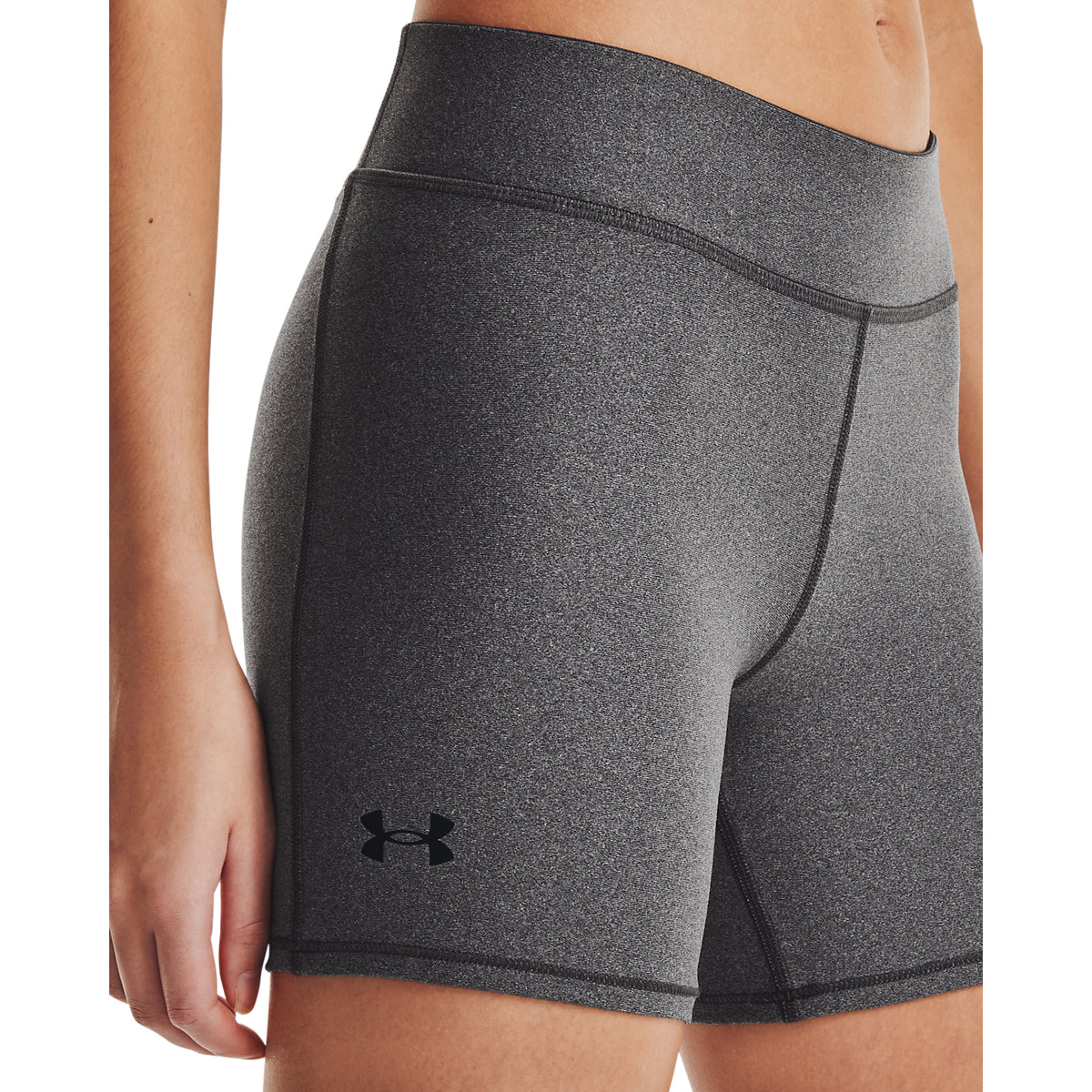 Shorts HeatGear Under Armour Mid-Rise Middy para mujer