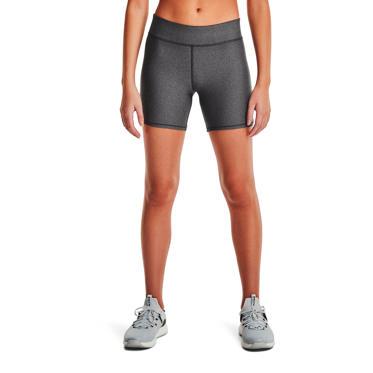 Shorts HeatGear Under Armour Mid-Rise Middy para mujer