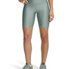 Calzas Under Armour tech bike shorts verde para mujer