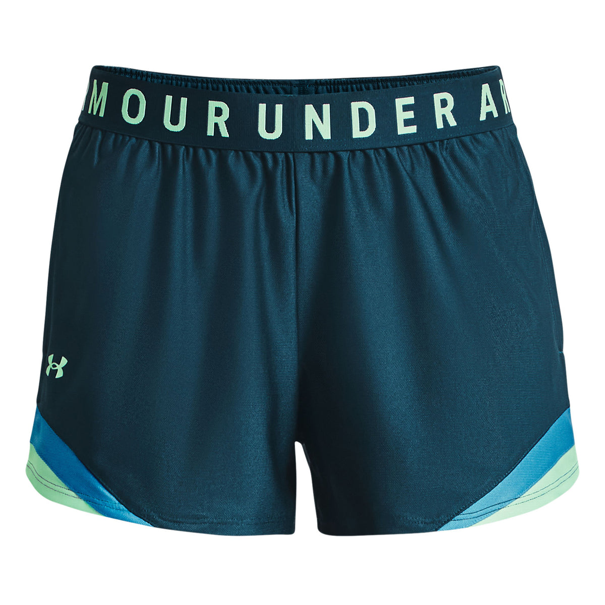 Shorts UA Play Up 3.0 Tri Color para mujer