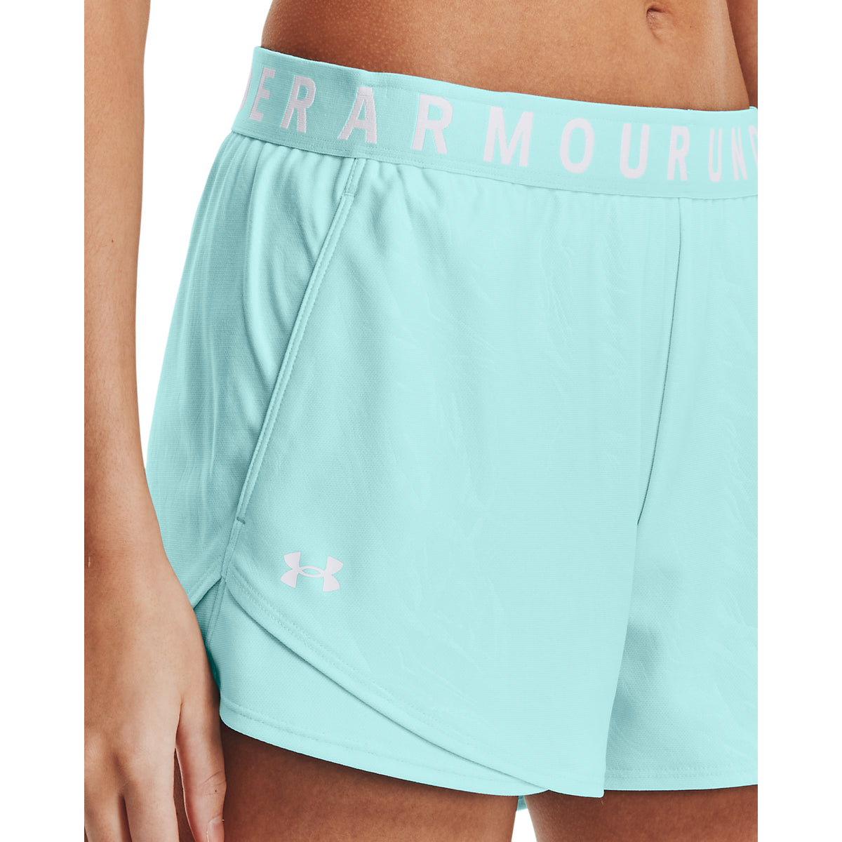 Shorts UA Play Up 3.0 Emboss para mujer