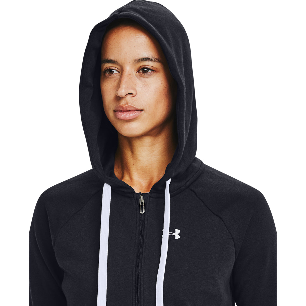 Polerón UA Rival Terry Full Zip para Mujer