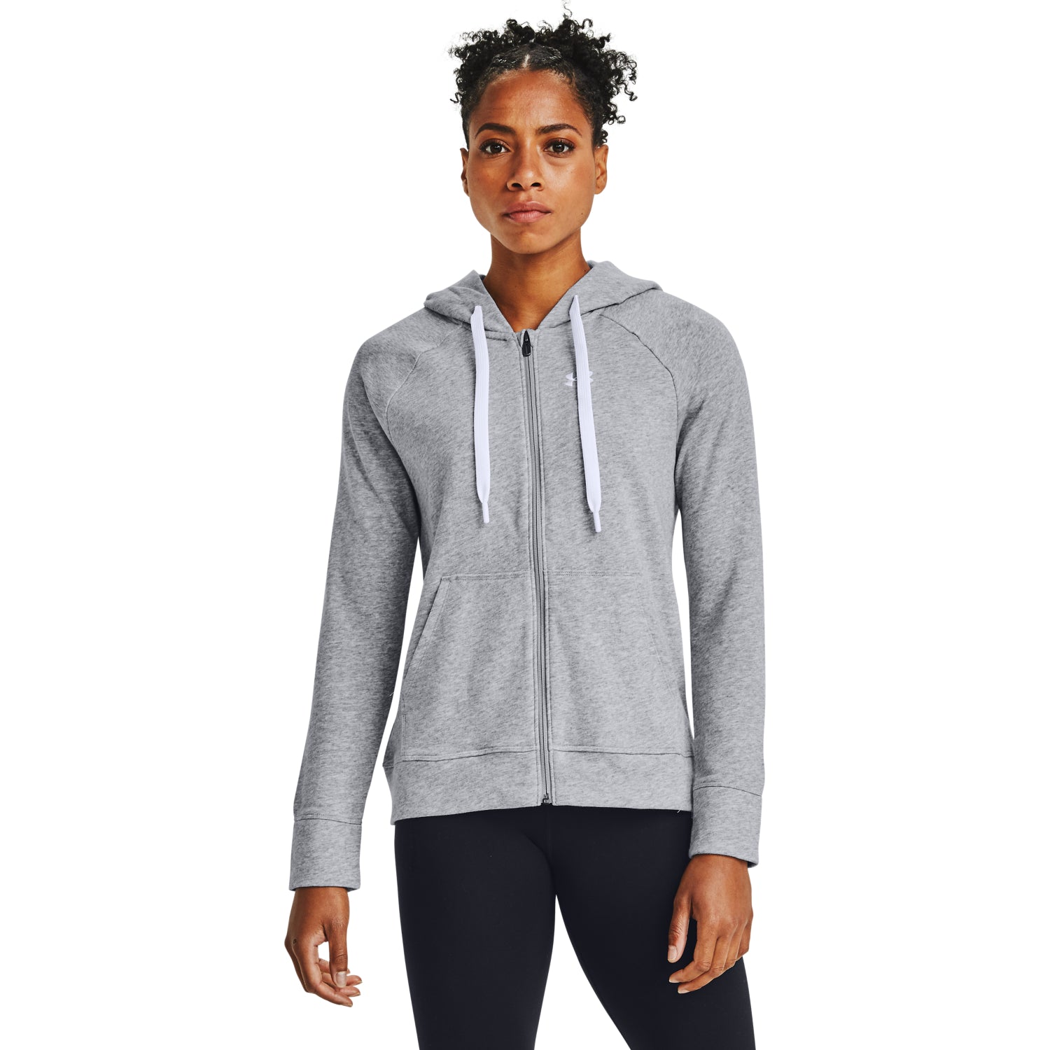 Polerón UA Rival Terry Full Zip para Mujer