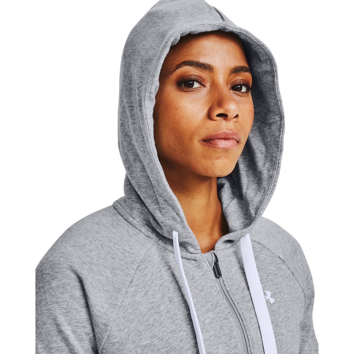 Polerón UA Rival Terry Full Zip para Mujer