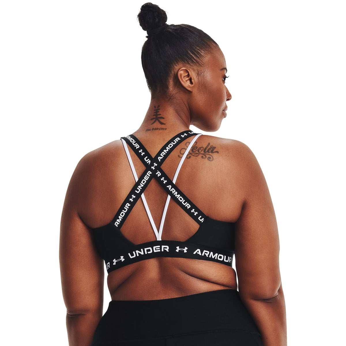 Sostén Crossback Low-Blk para Mujer Under Armour