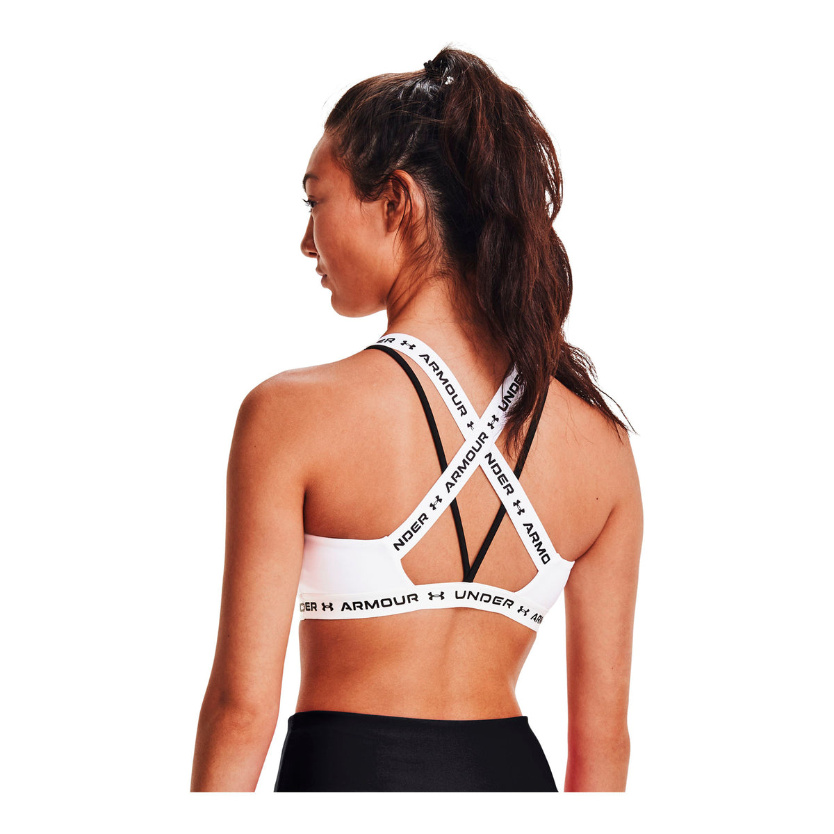 Sostén Crossback Low-Blk para Mujer Under Armour