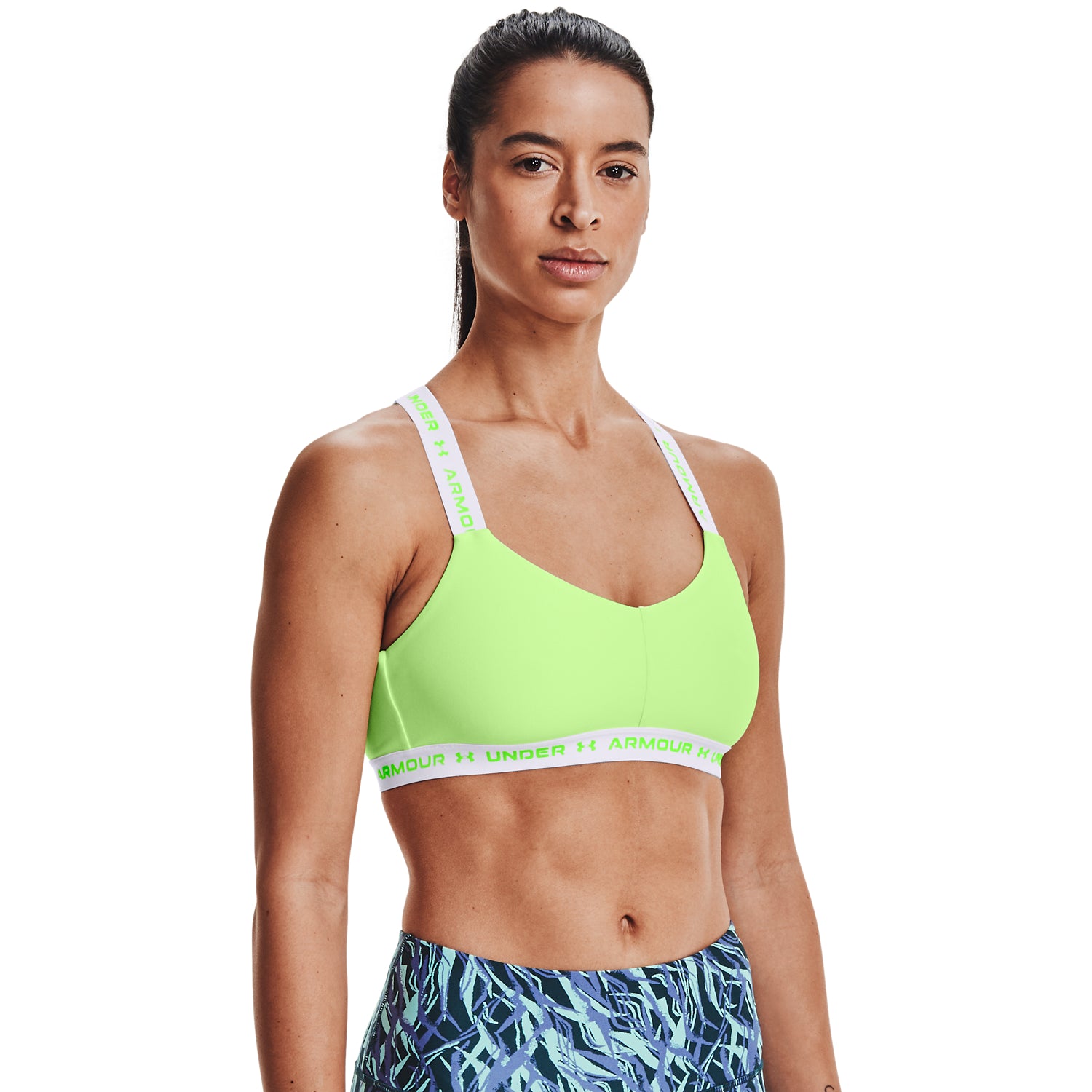 Sostén Crossback Low-Blk para Mujer Under Armour