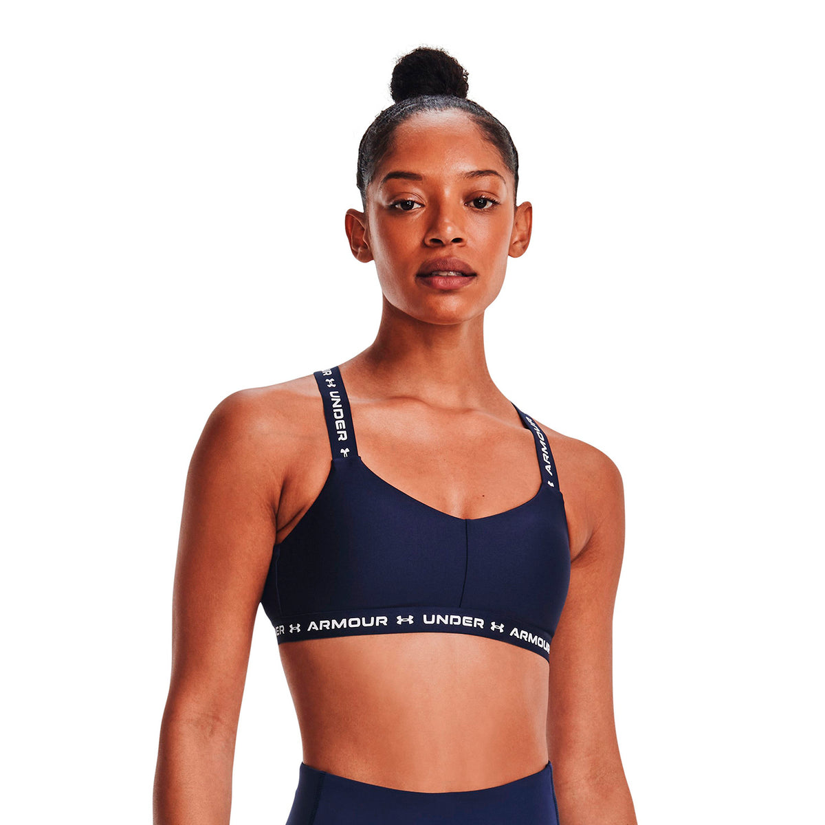 Sostén Crossback Low-Blk para Mujer Under Armour