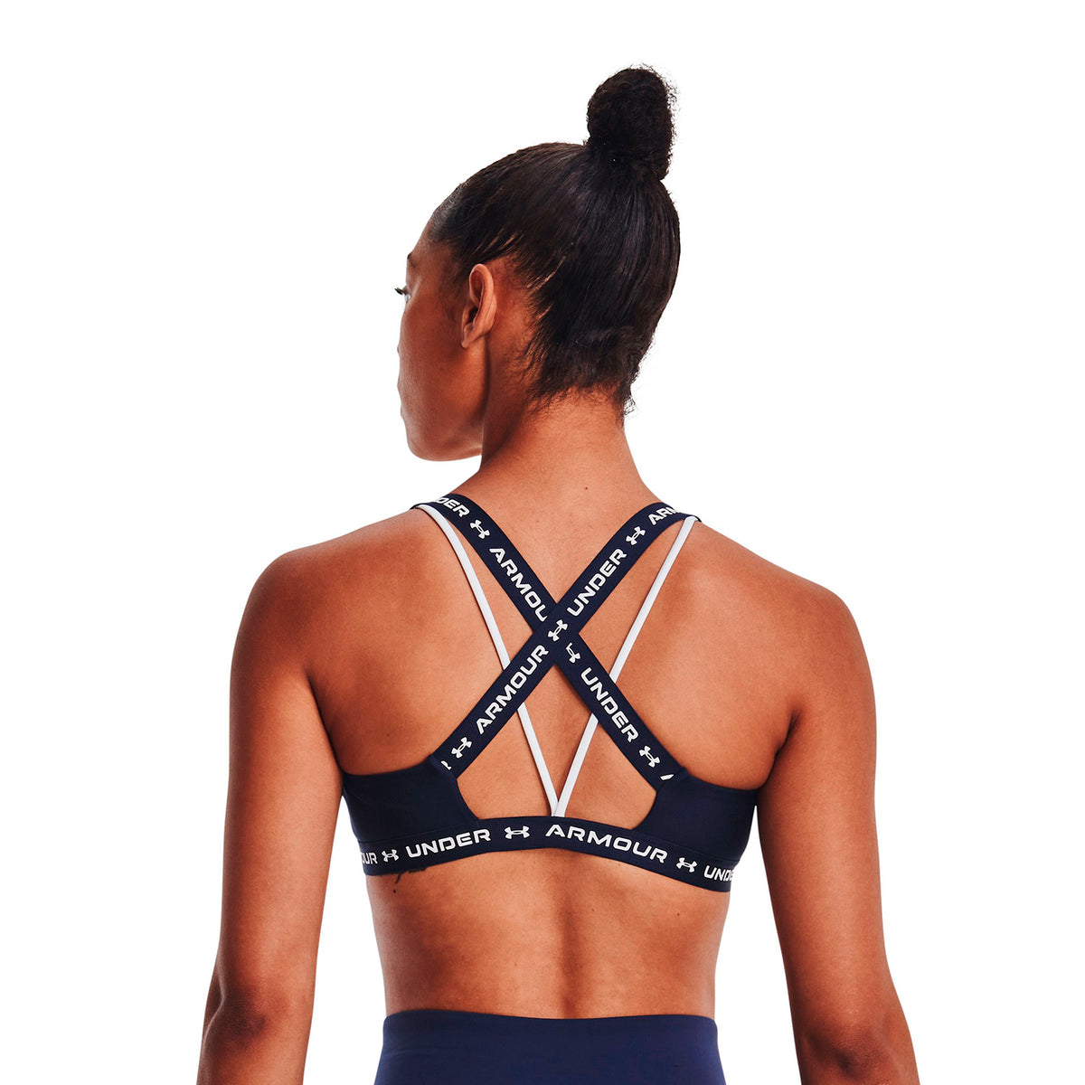 Sostén Crossback Low-Blk para Mujer Under Armour