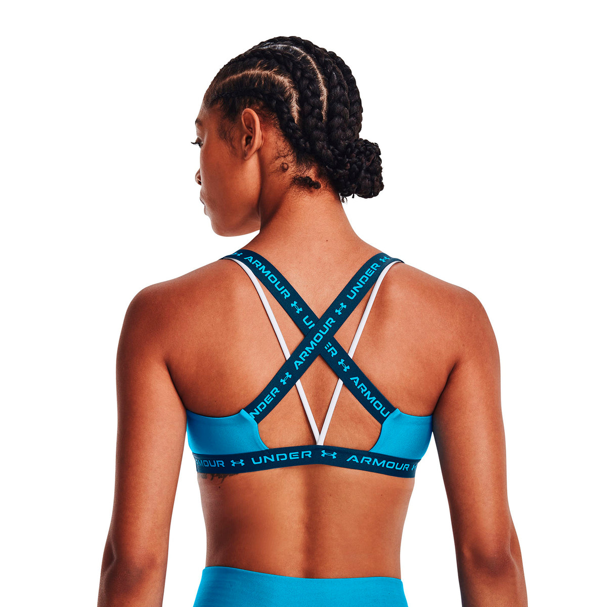 Sostén Crossback Low-Blk para Mujer Under Armour