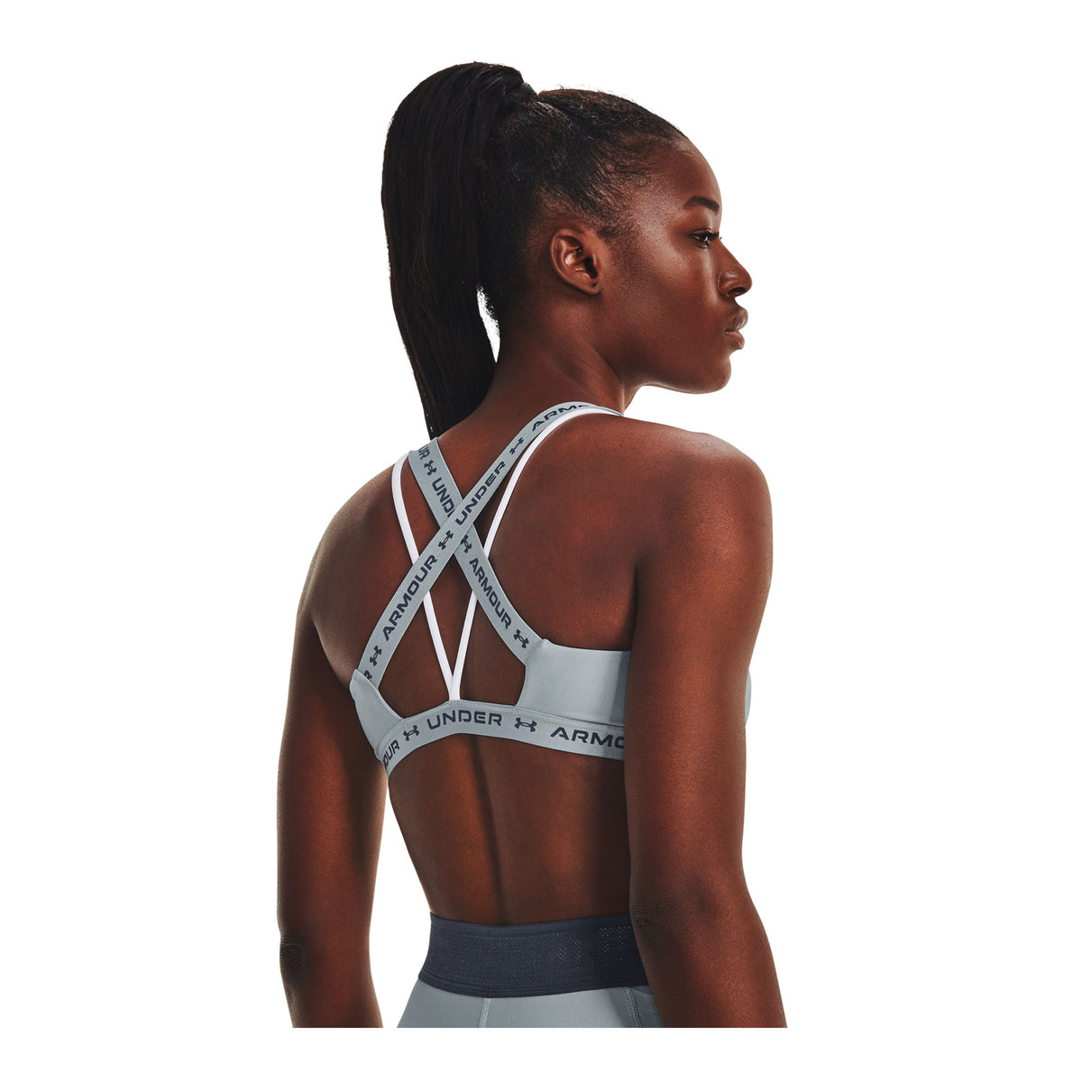 Sostén Crossback Low-Blk para Mujer Under Armour