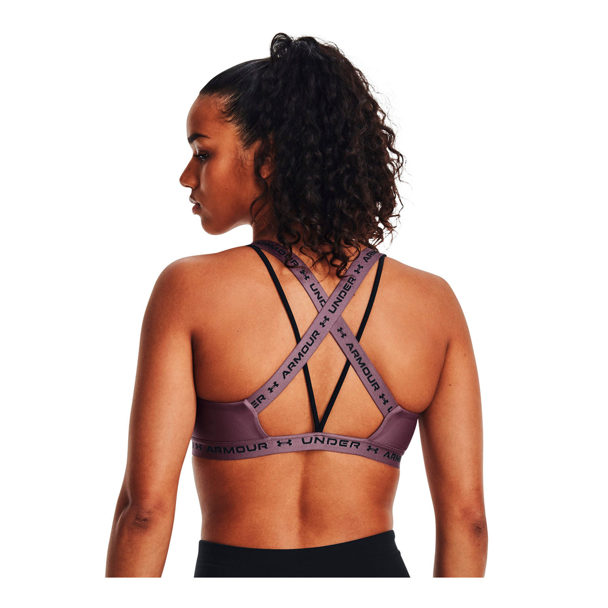 Sostén Crossback Low-Blk para Mujer Under Armour