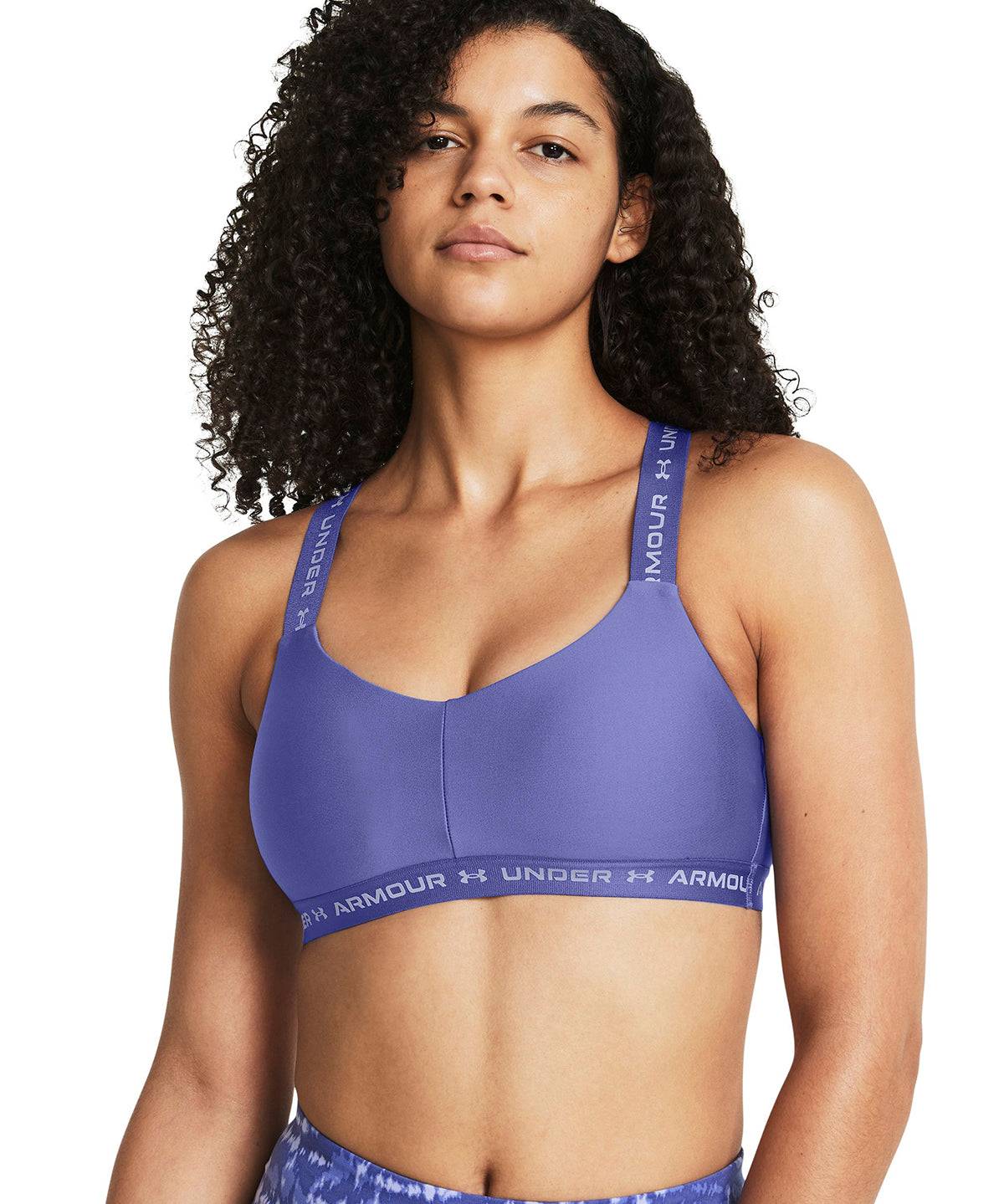 Sostén Crossback Low-Blk para Mujer Under Armour