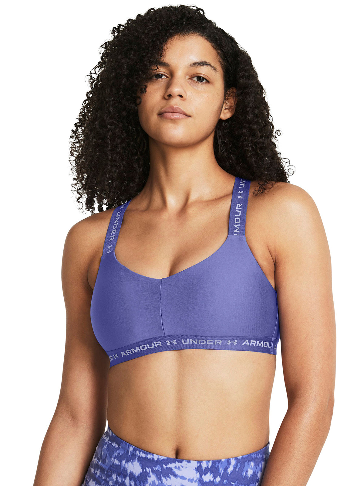 Sostén Crossback Low-Blk para Mujer Under Armour