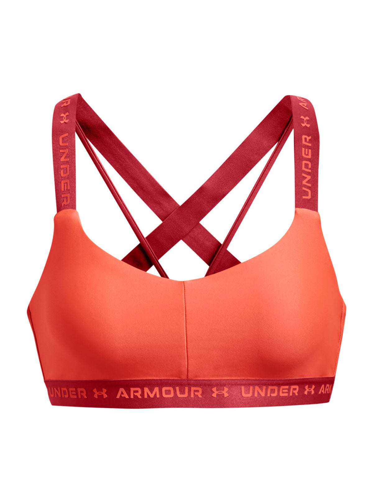 Sostén deportivo bajo UA Crossback para mujer