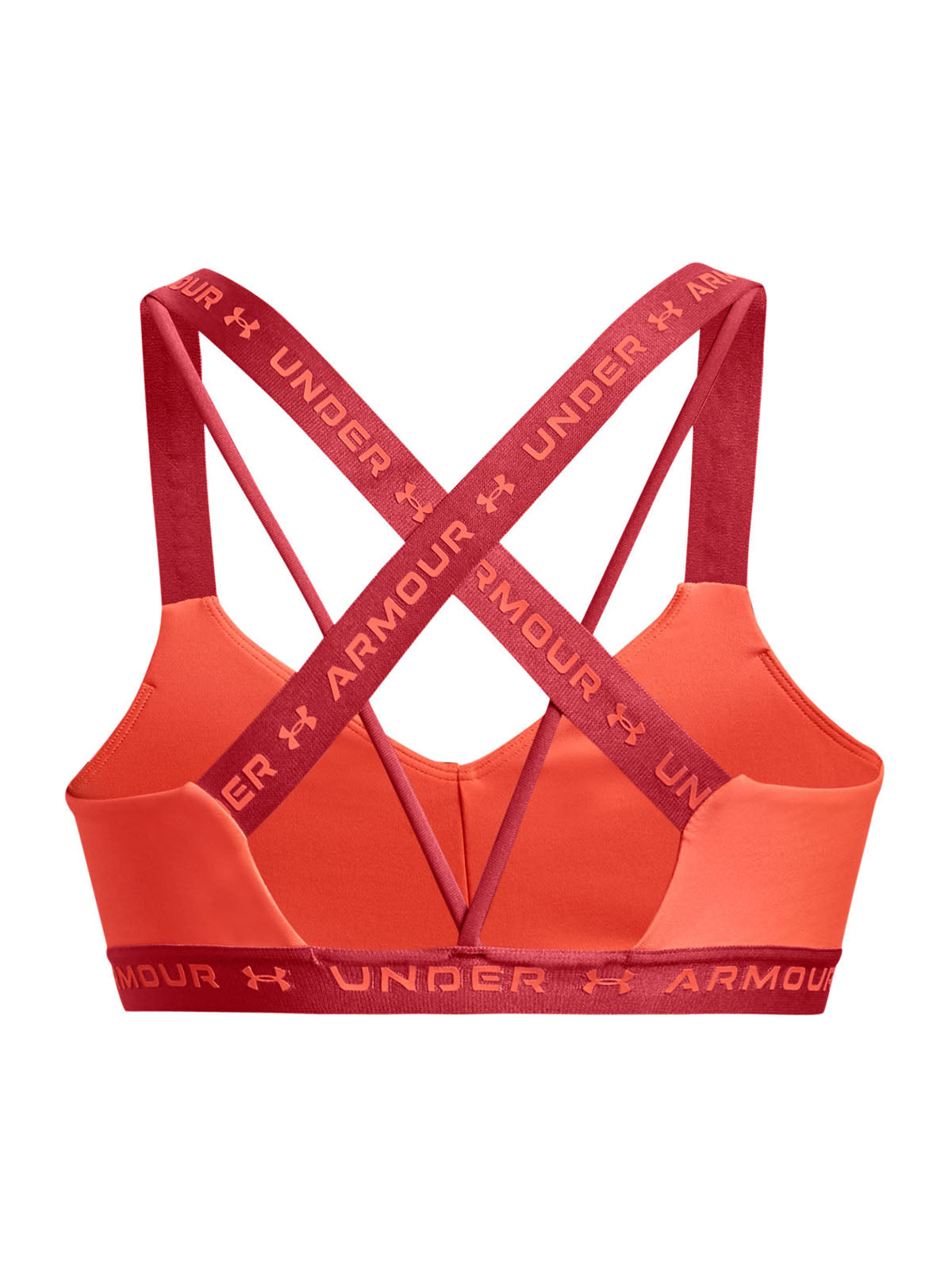 Sostén deportivo bajo UA Crossback para mujer