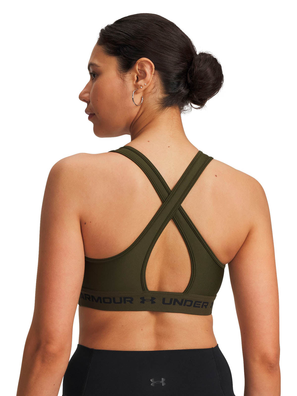 Peto de Entrenamiento para Mujer Crossback mid Verde Under Armour