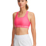 Sostén deportivo armour® mid crossback rosado para mujer Under Armour