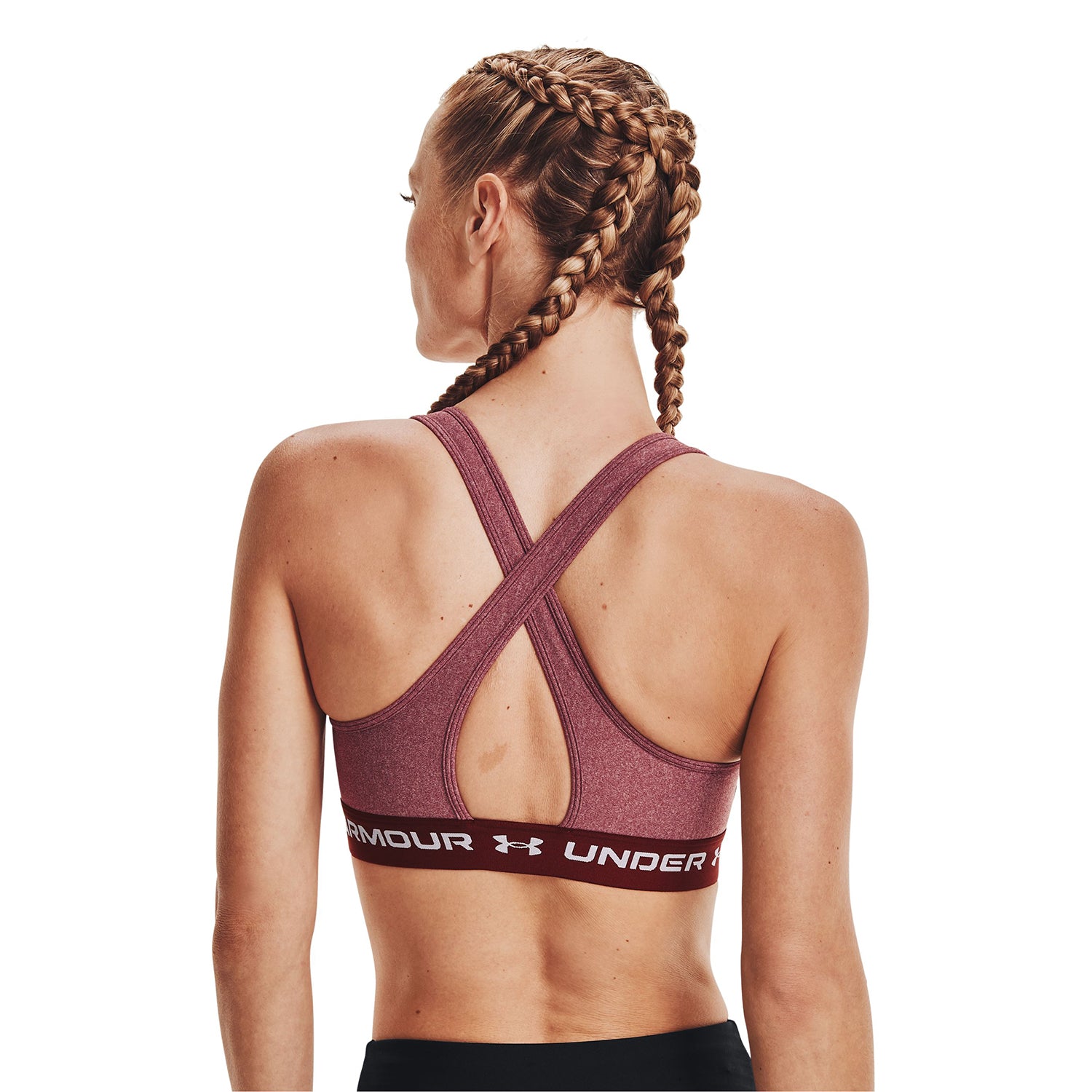 Sostén Deportivo Armour Mid Crossback Heather para Mujer