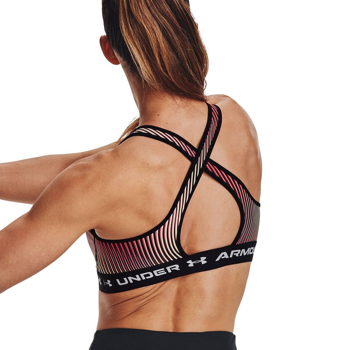 Sostén Deportivo Under Armour Mid Crossback Printed para Mujer