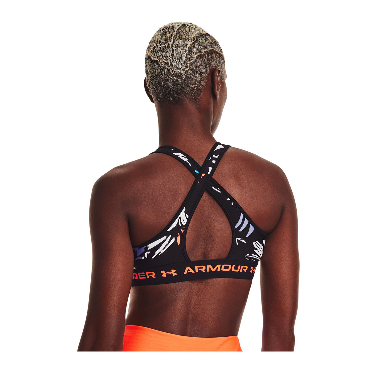 Sostén Deportivo Under Armour Mid Crossback Printed para Mujer