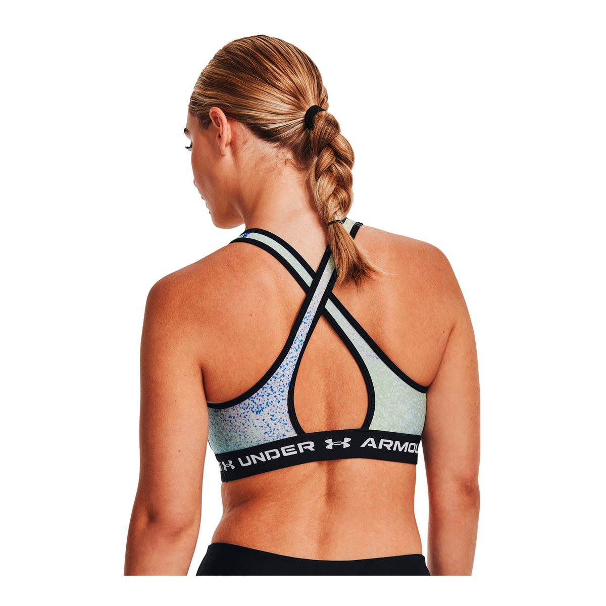 Sostén Deportivo Under Armour Mid Crossback Printed para Mujer
