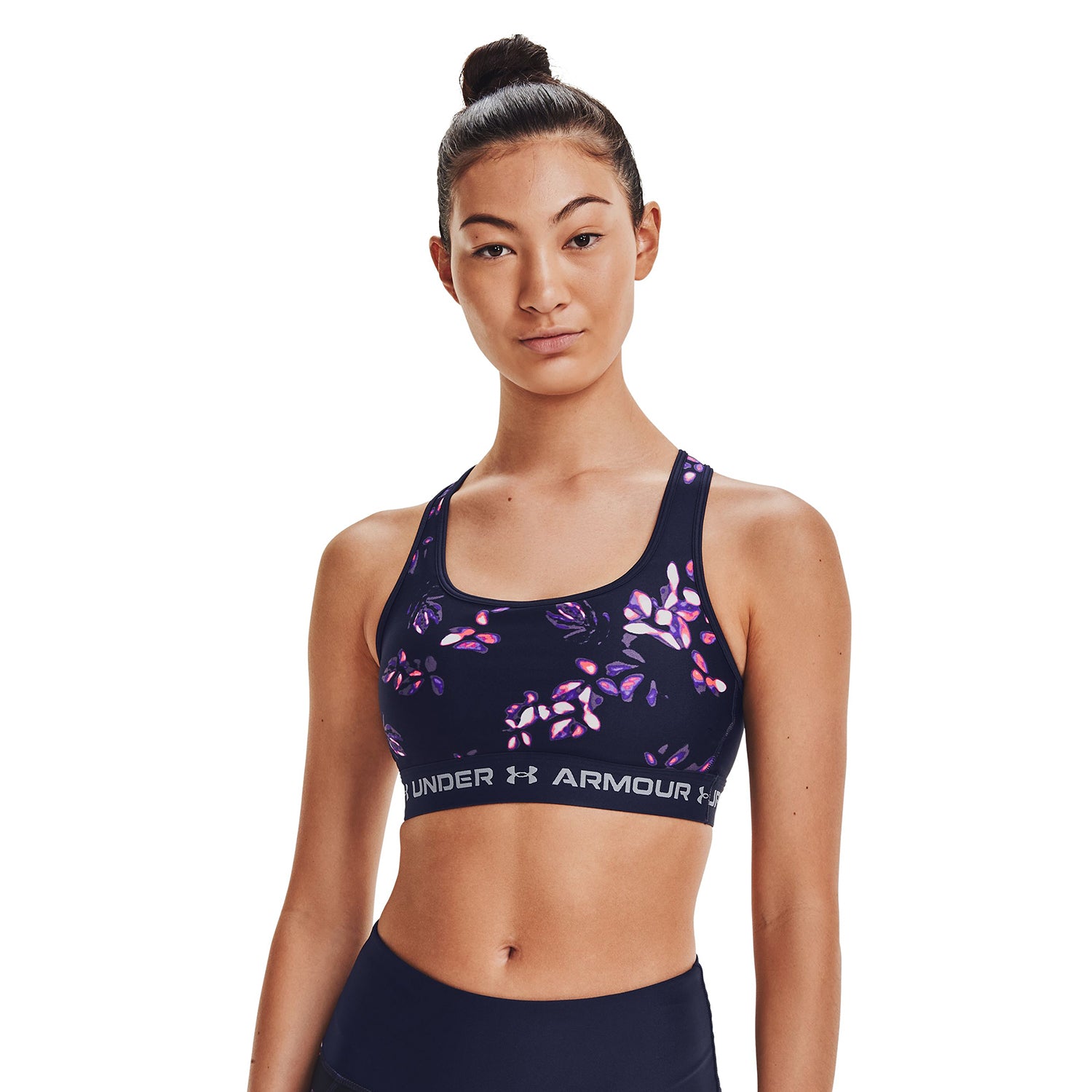 Sostén Deportivo Under Armour Mid Crossback Printed para Mujer