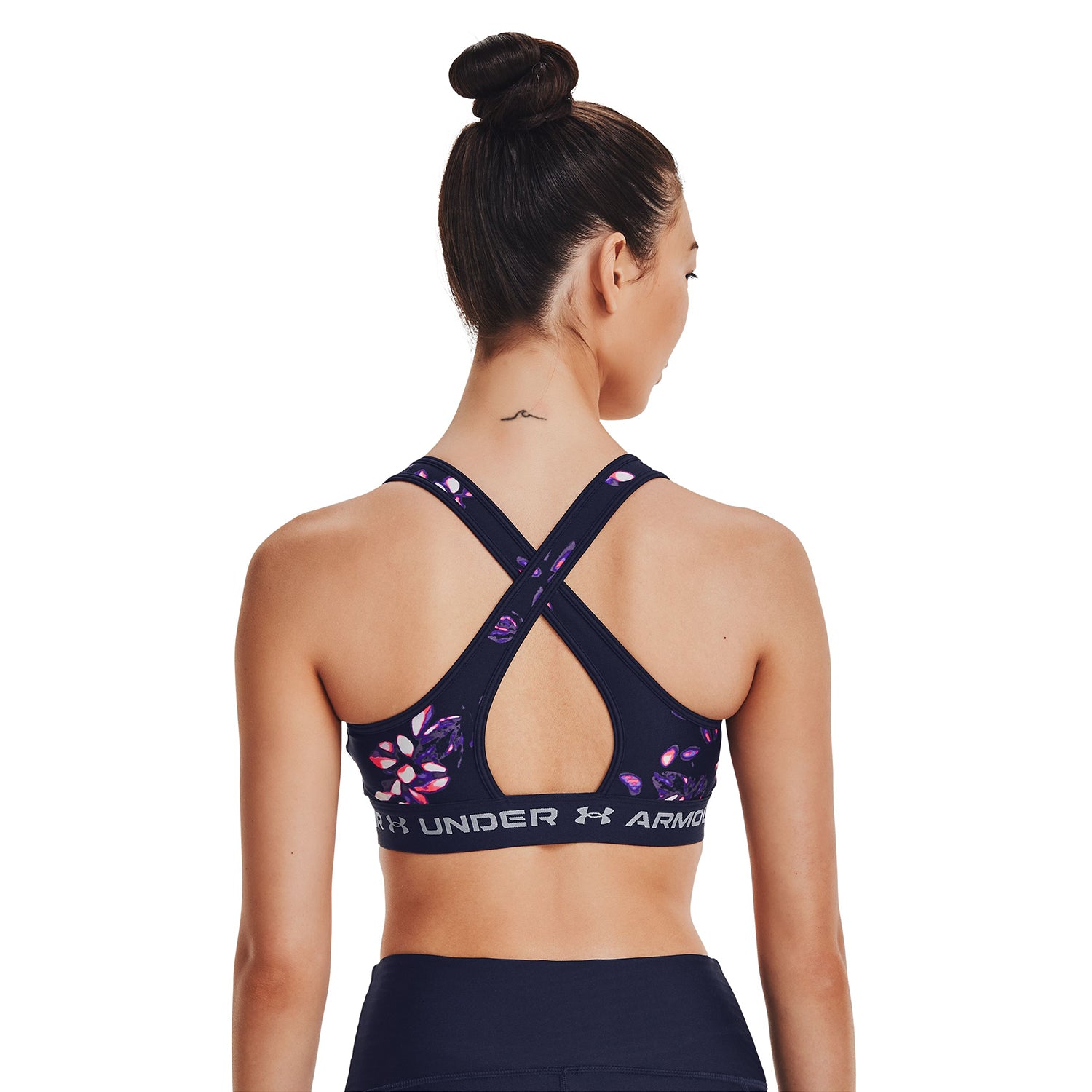 Sostén Deportivo Under Armour Mid Crossback Printed para Mujer