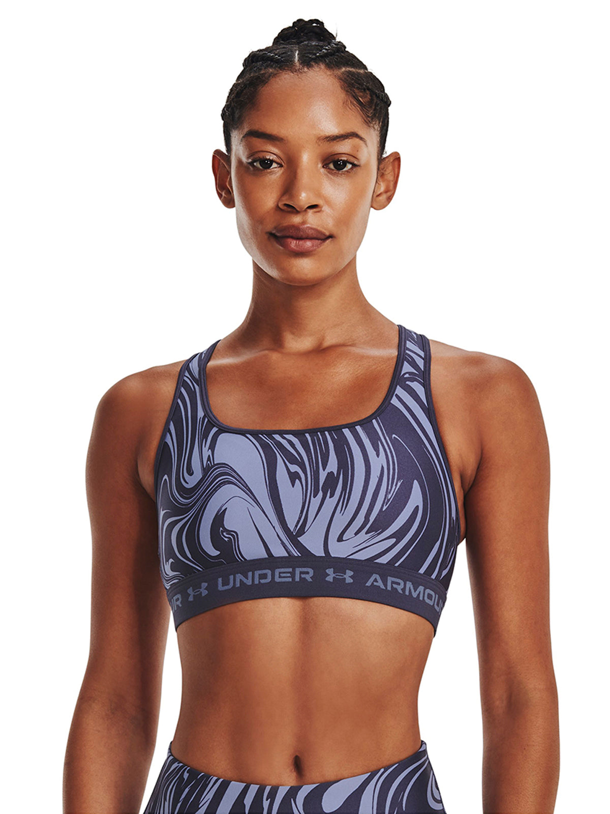 Sostén Deportivo Under Armour Mid Crossback Printed para Mujer