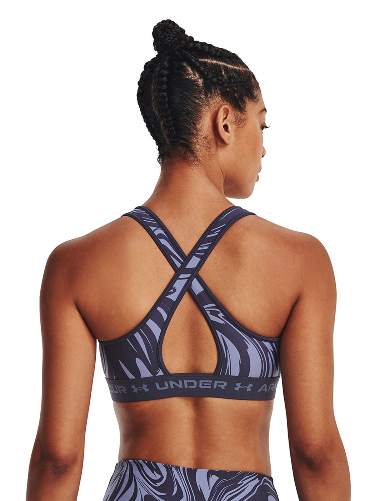 Sostén Deportivo Under Armour Mid Crossback Printed para Mujer