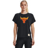 Polera Manga Corta Ua Project Rock Bull S para Mujer