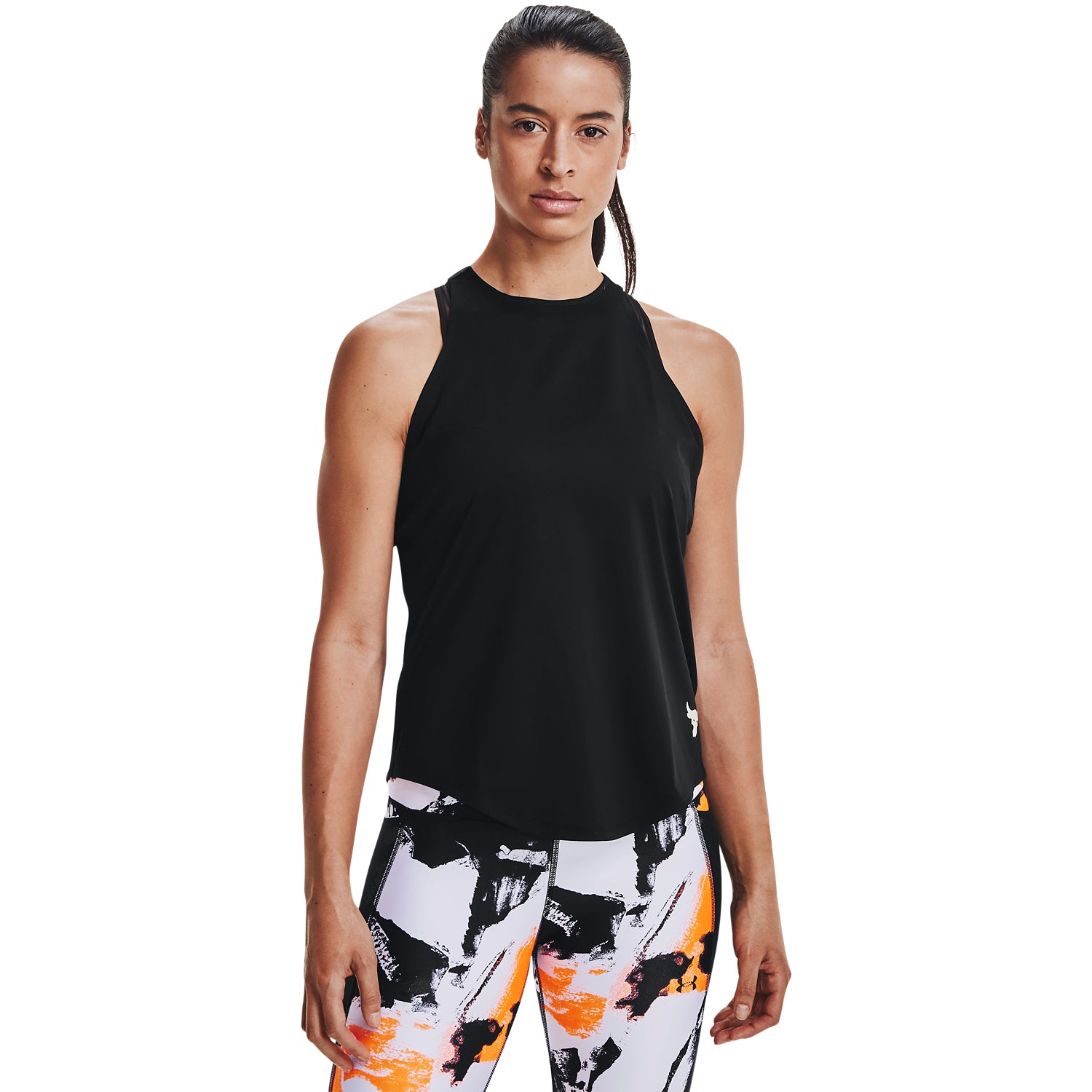 Polera sin mangas Project Rock HeatGear® para mujer