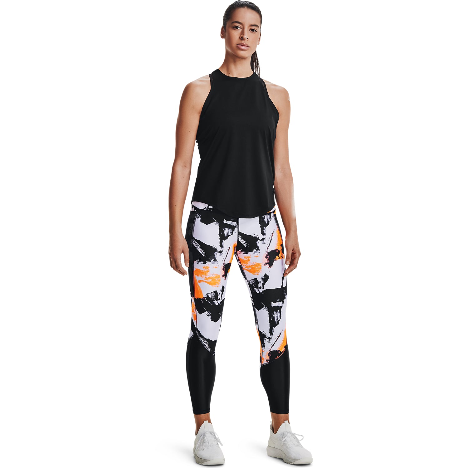 Polera sin mangas Project Rock HeatGear® para mujer