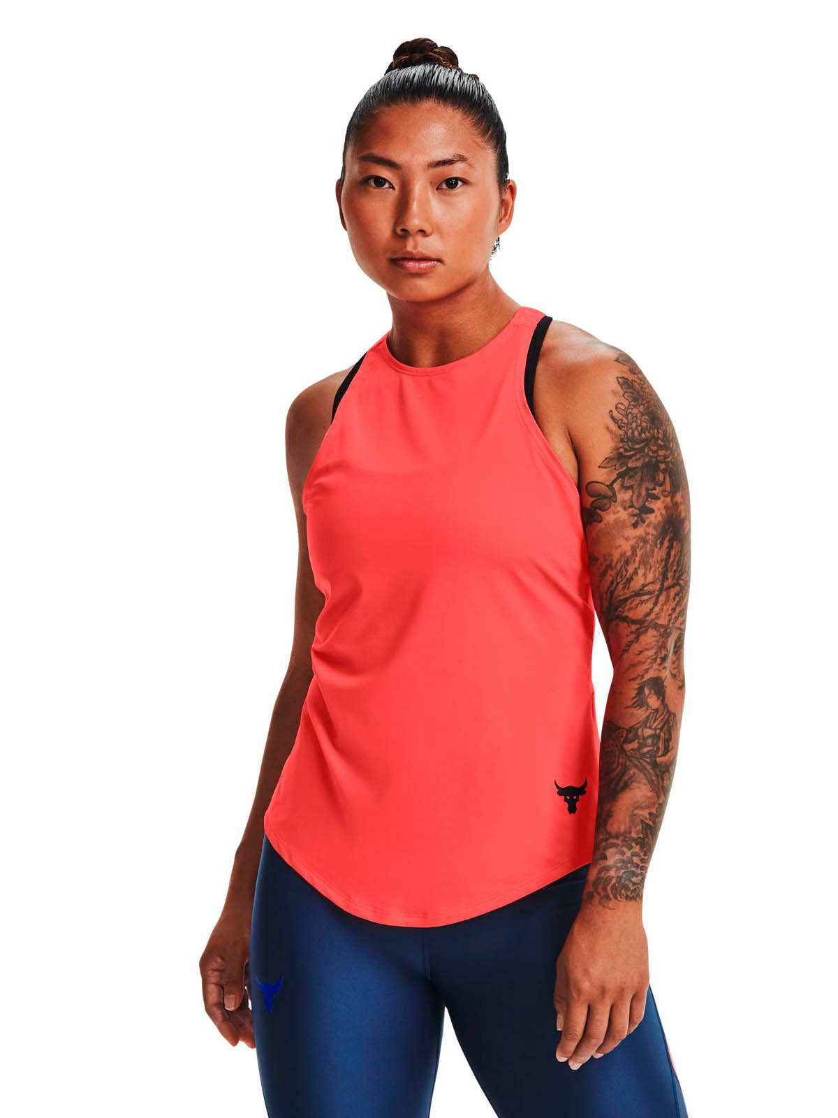 Polera sin mangas Project Rock HeatGear® para mujer