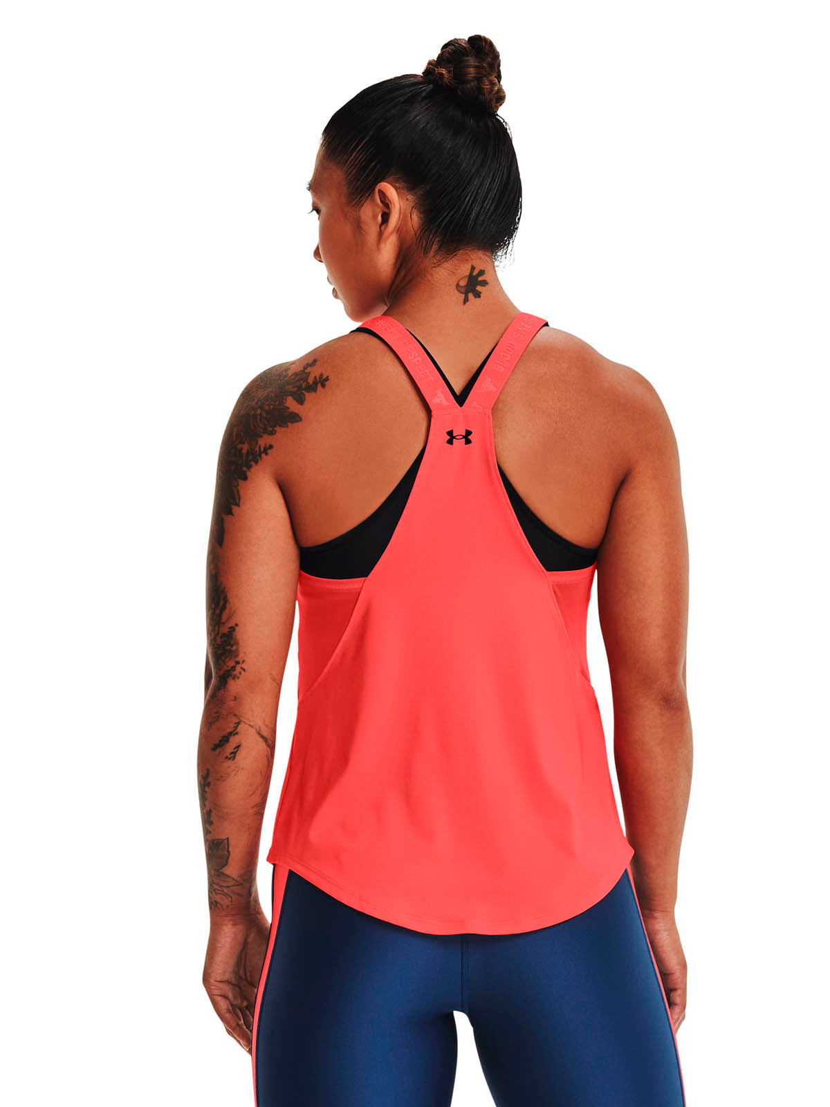 Polera sin mangas Project Rock HeatGear® para mujer