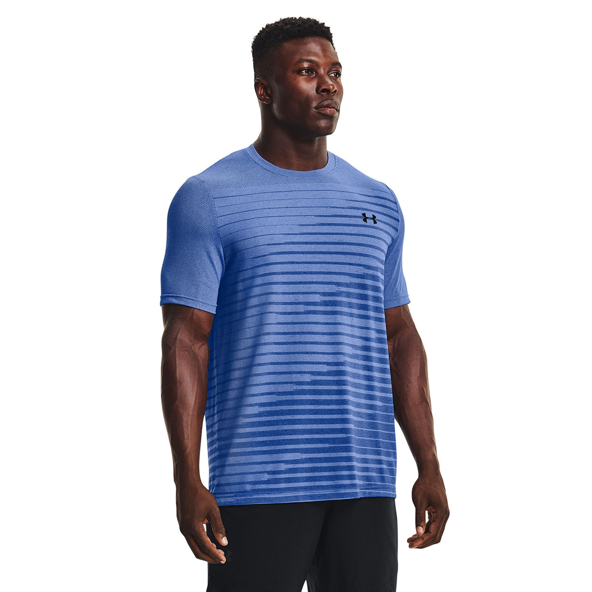 Polera manga corta UA Seamless Fade para hombres