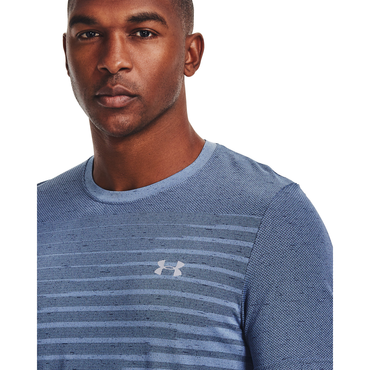 Polera manga corta UA Seamless Fade para hombres