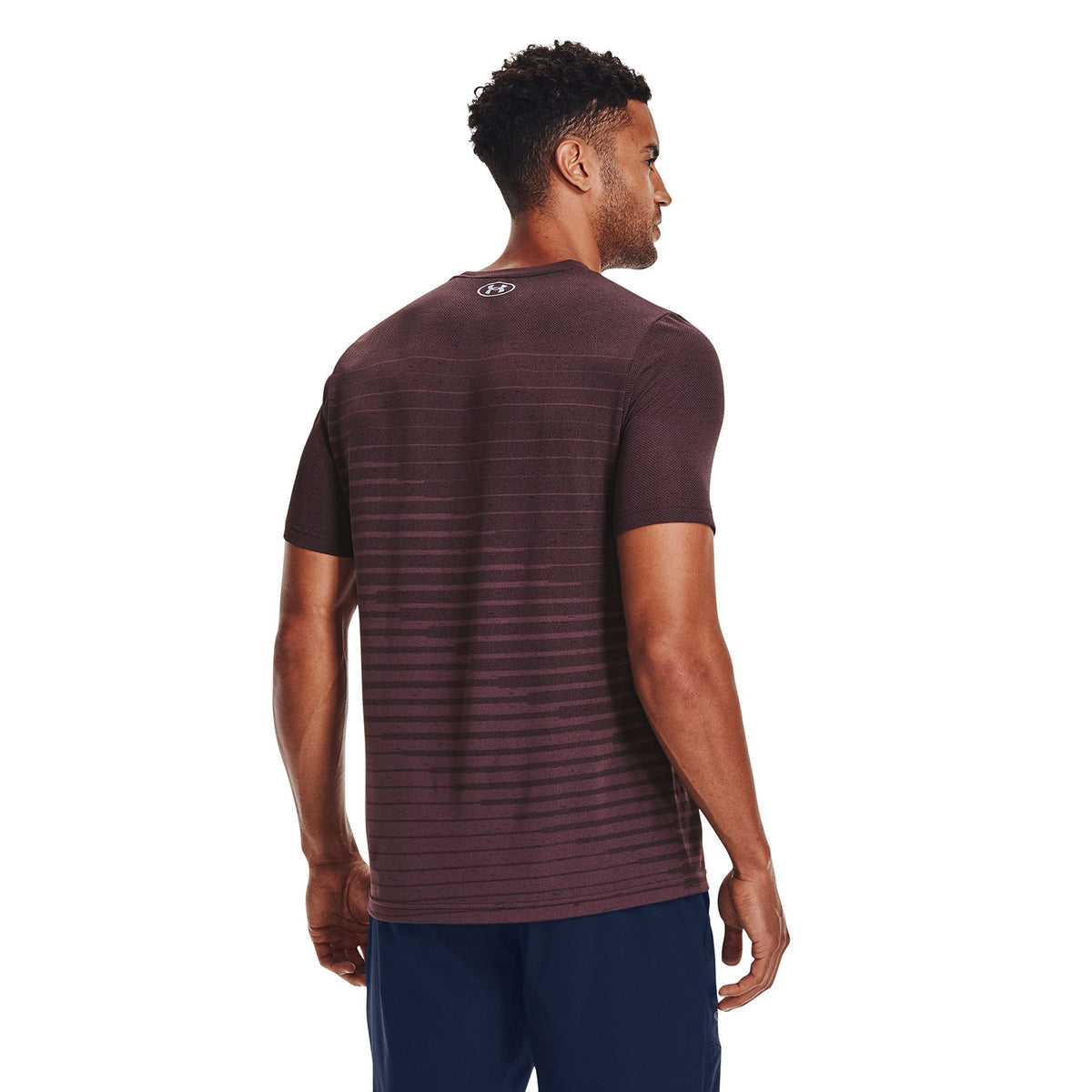 Polera manga corta UA Seamless Fade para hombre