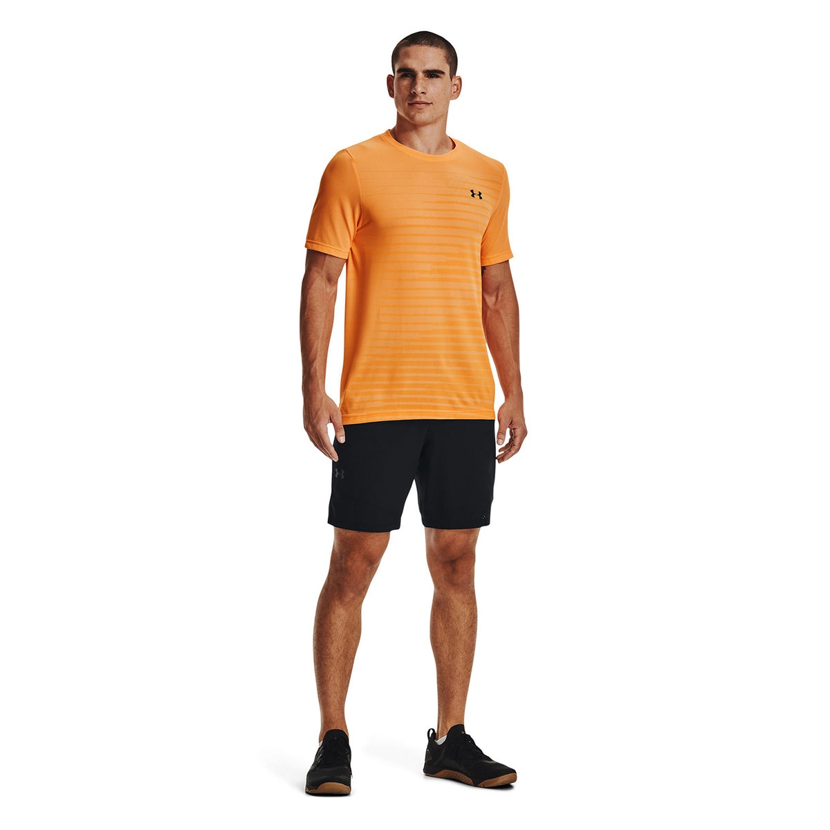 Polera manga corta UA Seamless Fade para hombres