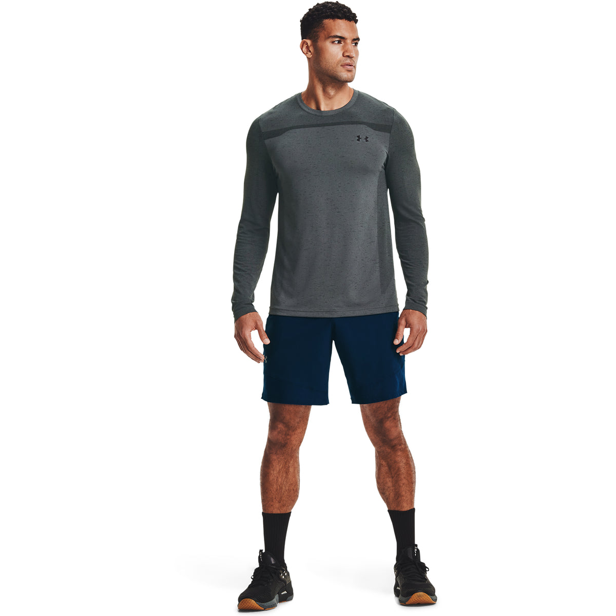 Playera Manga Larga UA Seamless para Hombre