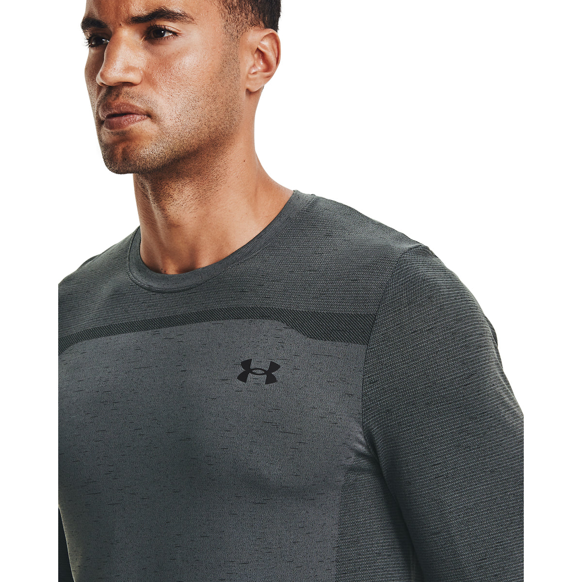 Playera Manga Larga UA Seamless para Hombre
