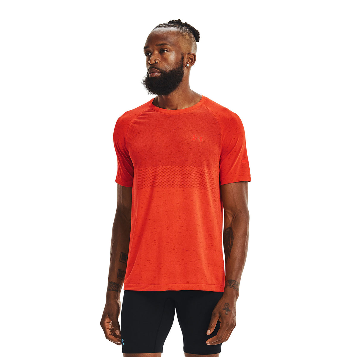 Polera Manga Corta Ua Seamless Run Ss-R para Hombre
