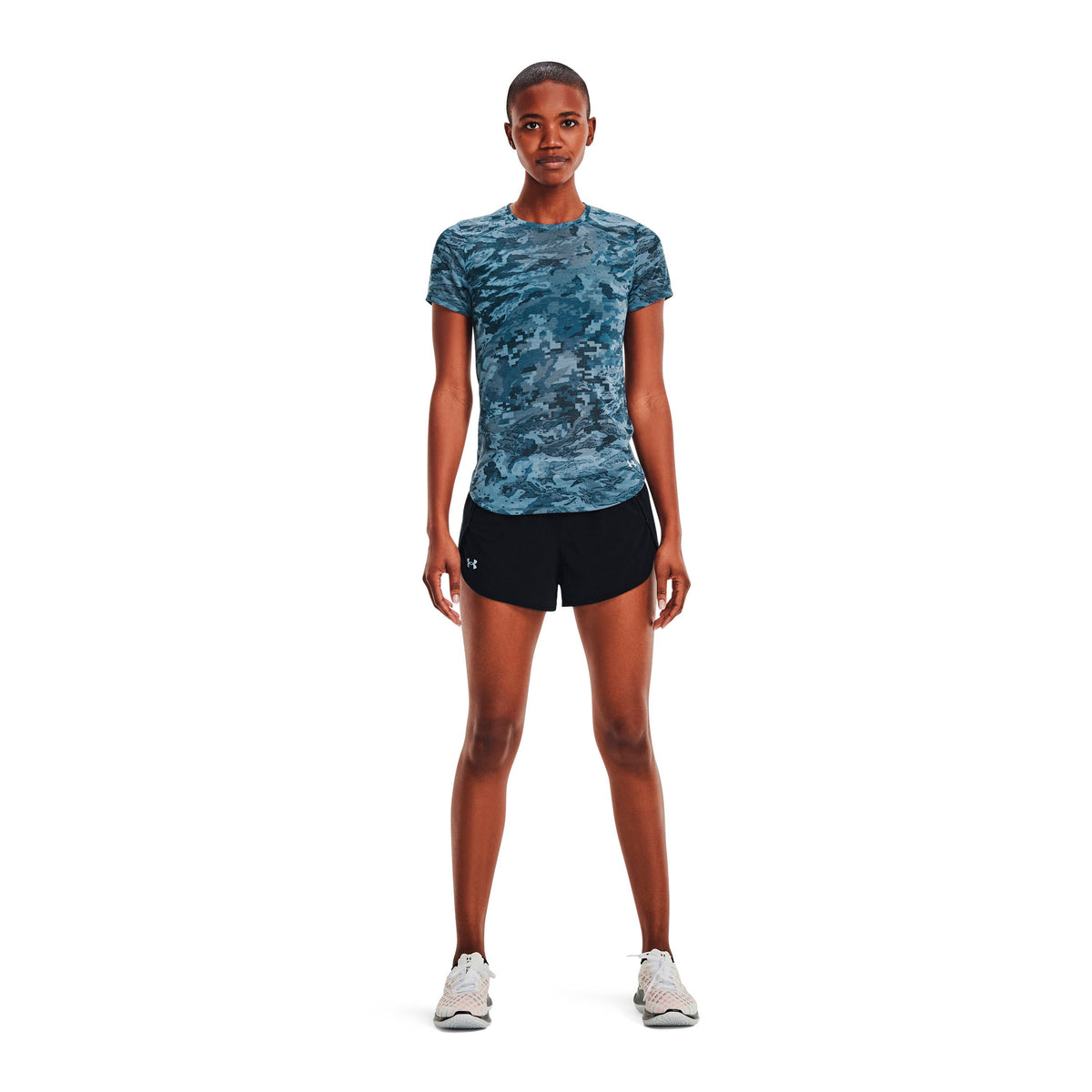 Polera manga corta UA Breeze Run para Mujer