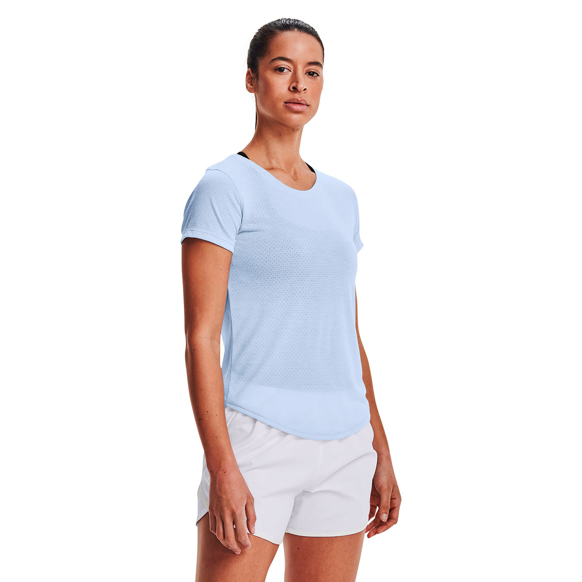 Polera manga corta UA Streaker Run para Mujer