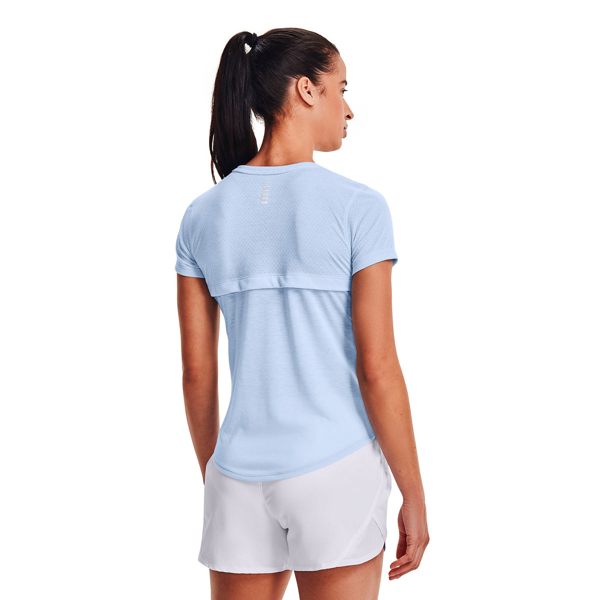 Polera manga corta UA Streaker Run para Mujer